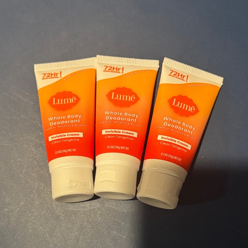 3PCS of Mini Lume Whole Body Deodorant - Clean Tangerine - Picture 2 of 2